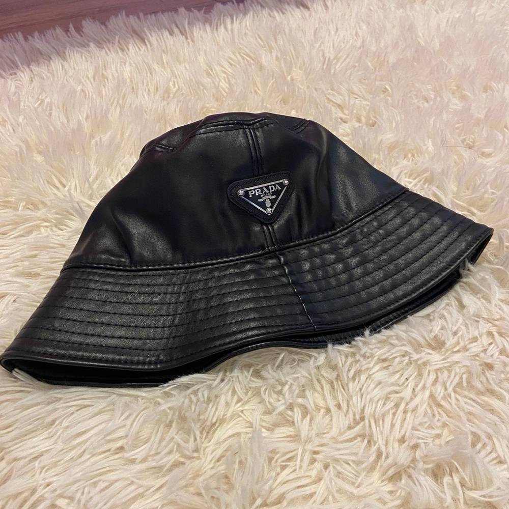Prada Leather Hat